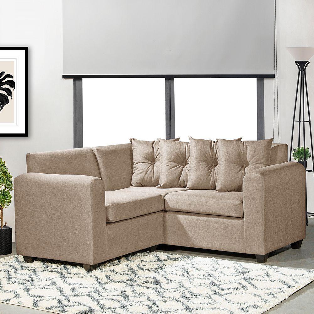 Seccional Esquinero Recife Tela Beige 160x160x78-2