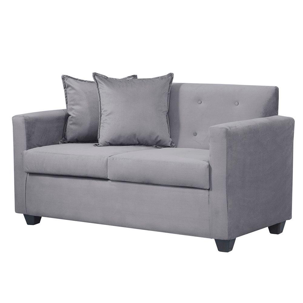 Sofa 2c Gramado tela Gris 130x70x83-2