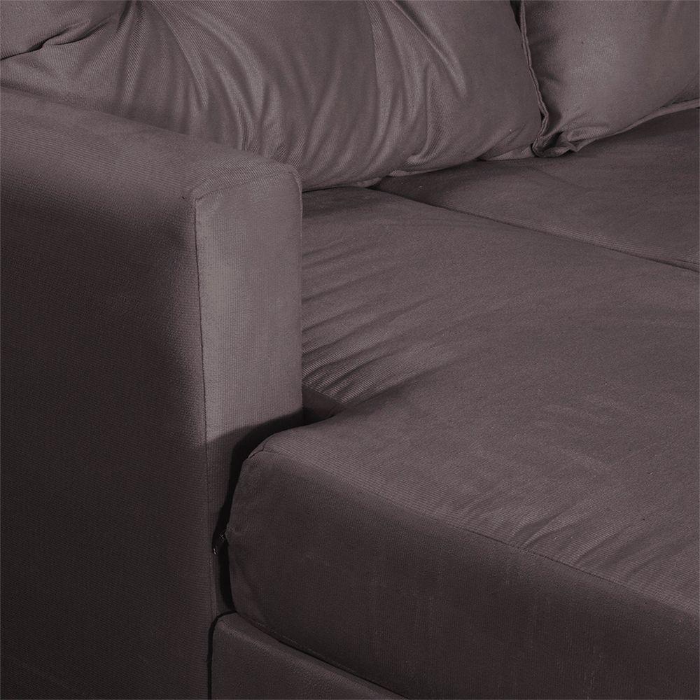 Seccional Intercambiable Hamburgo Felpa Gris oscuro 170x 130x83-2