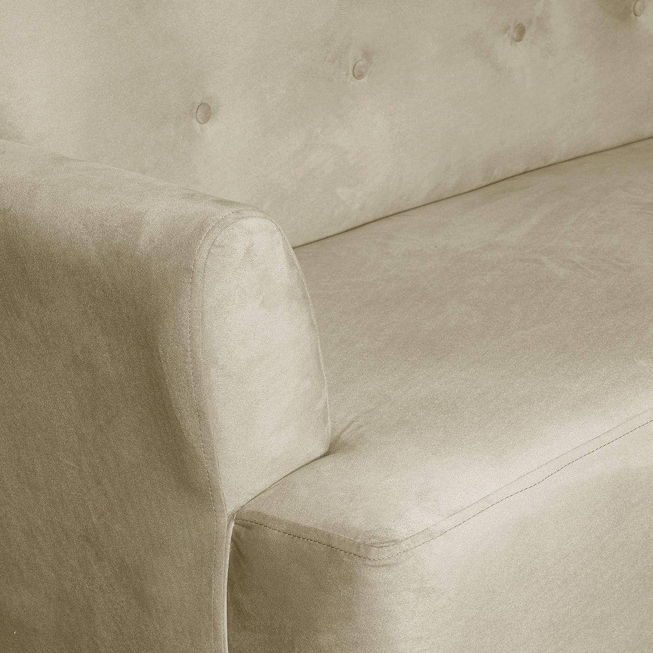 SOFA YORK 2C FELPA BEIGE  150x80x95-3