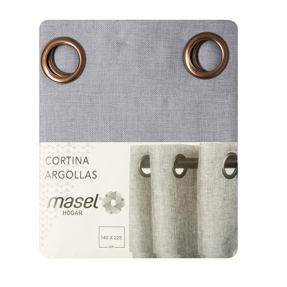 Cortina  Mati 140X225 cm Gris-3