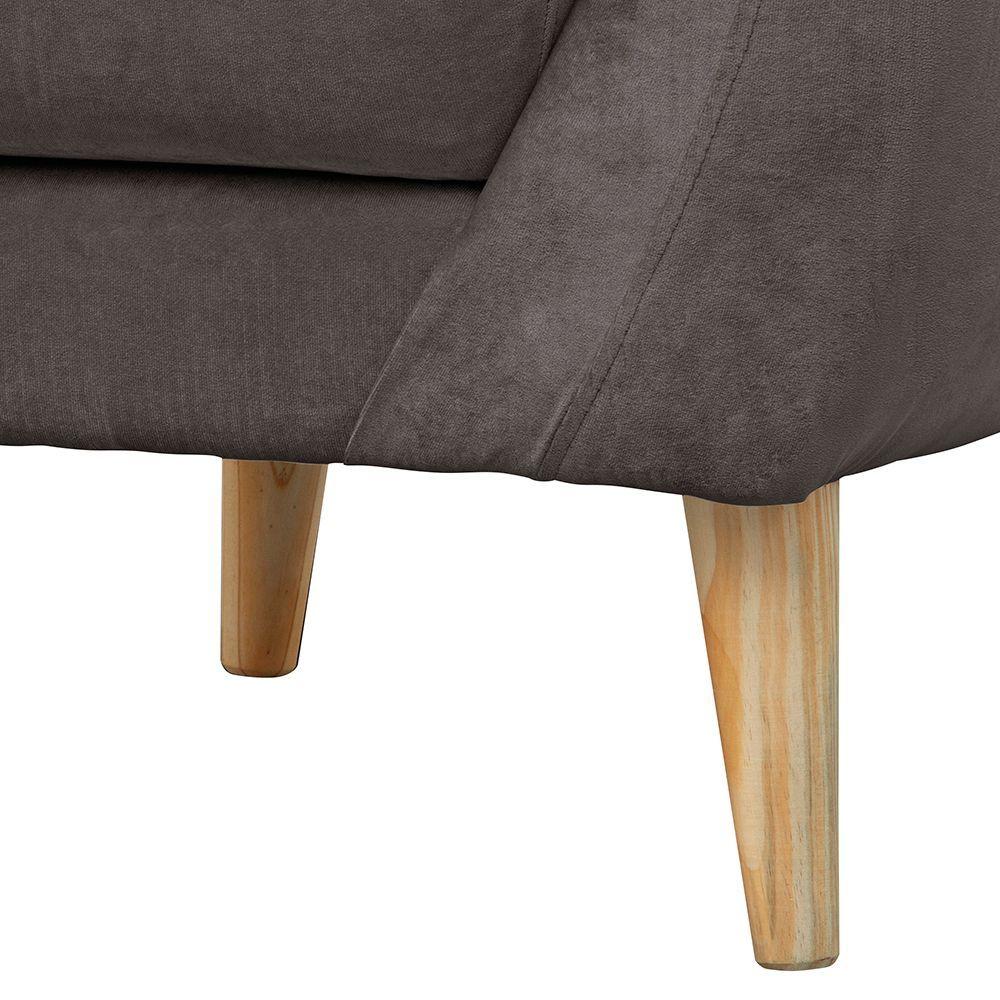Sofa Norway Felpa Gris Oscuro 185x87x90-3