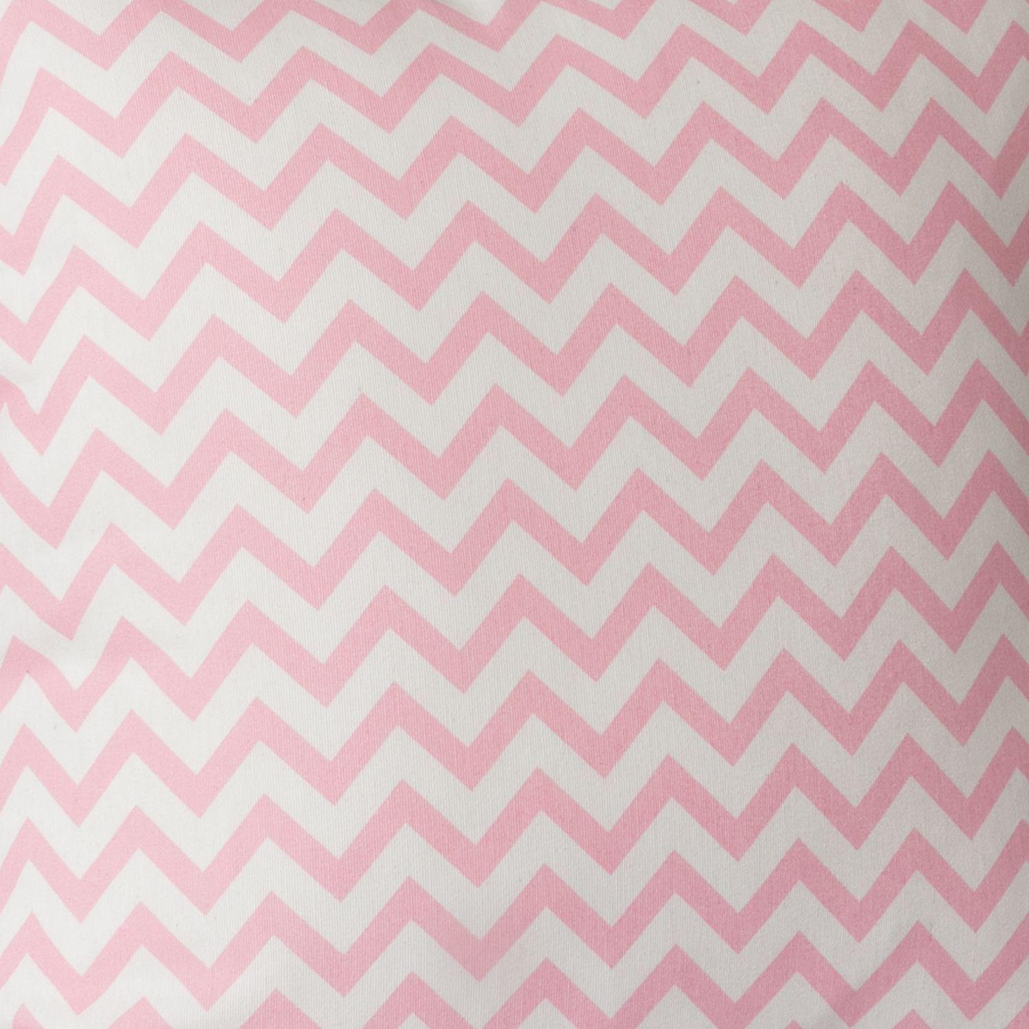Juego Cortinas + Cojines infantiles Zig Zag  Rosa-2
