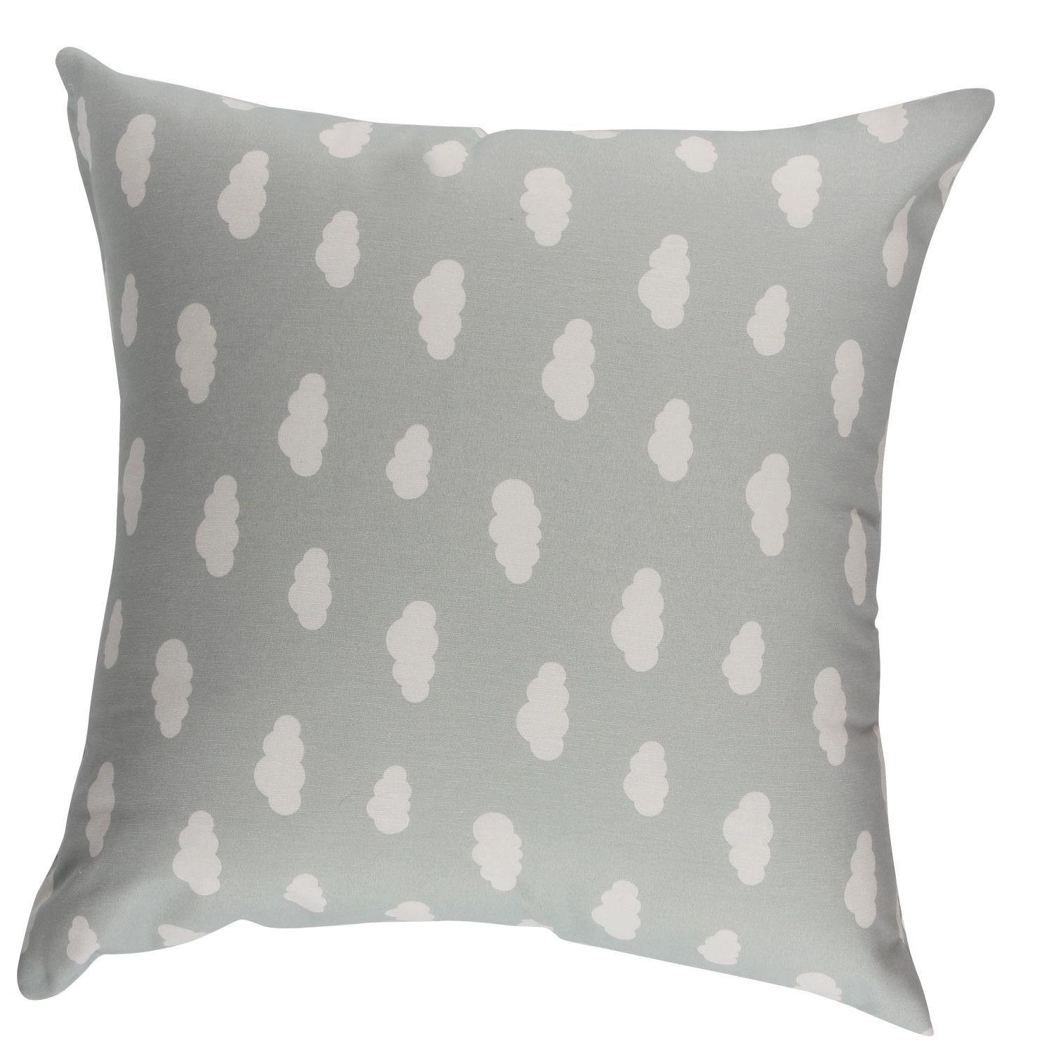 Set 2 Cojines Lona Nube Gris 50x50 cm-0