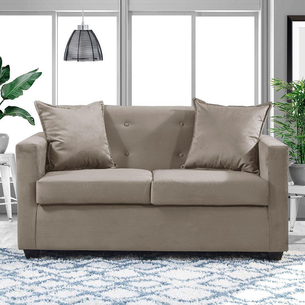 Sofa 2c Gramado Felpa Beige 130x70x83-2