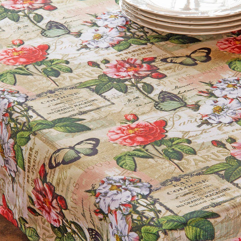 Mantel  de Tela  Linette Paris 150X150 Olive-2