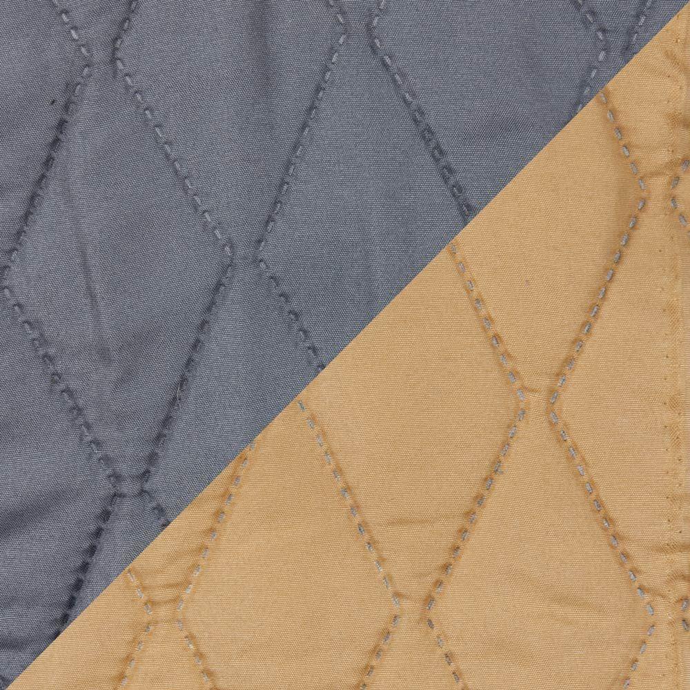 Quilt Bicolor Masel 1,5 plazas Petroleo-Mostaza 180x250-1