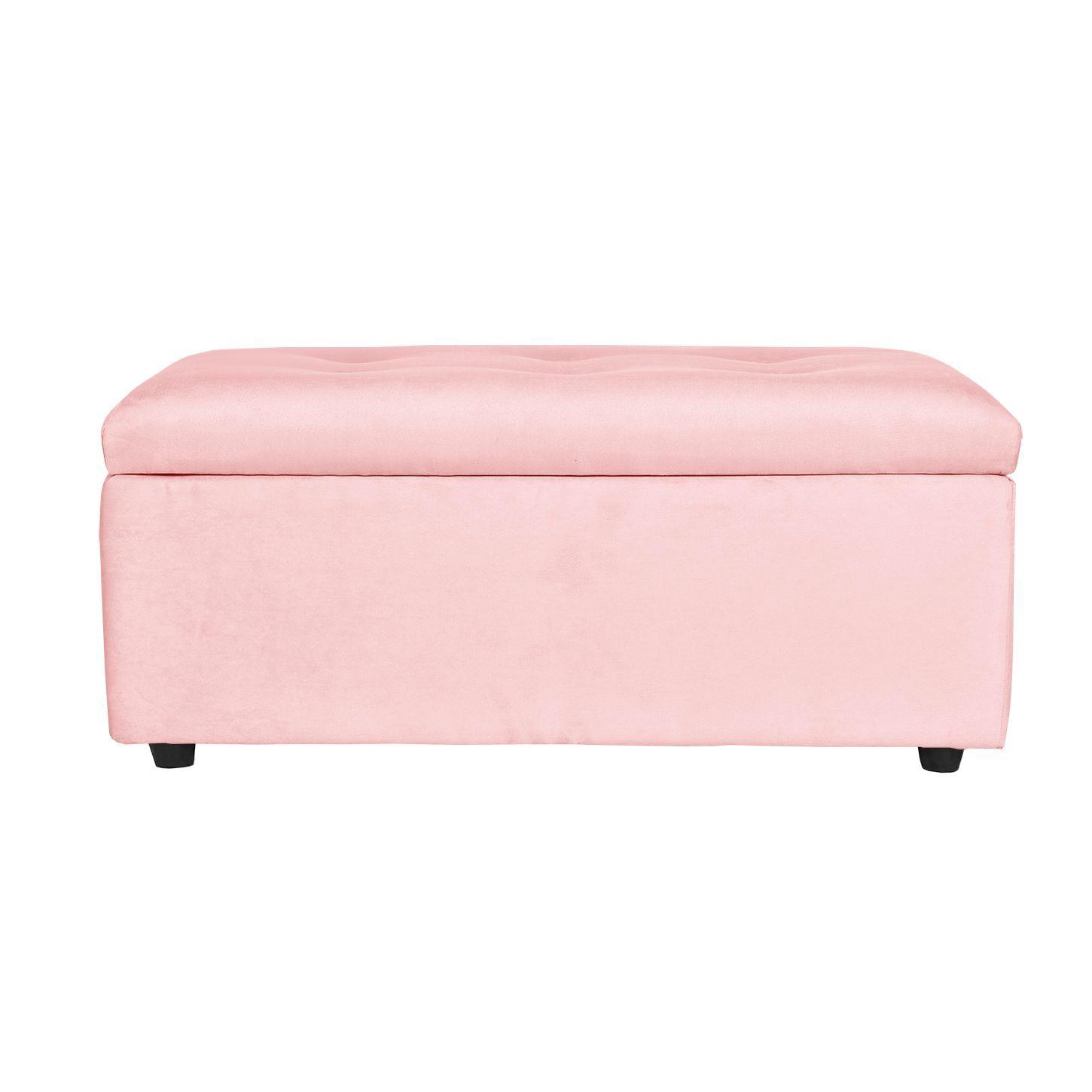BANQUETA BAUL FELPA 100 X 50 X 45 ROSA-1