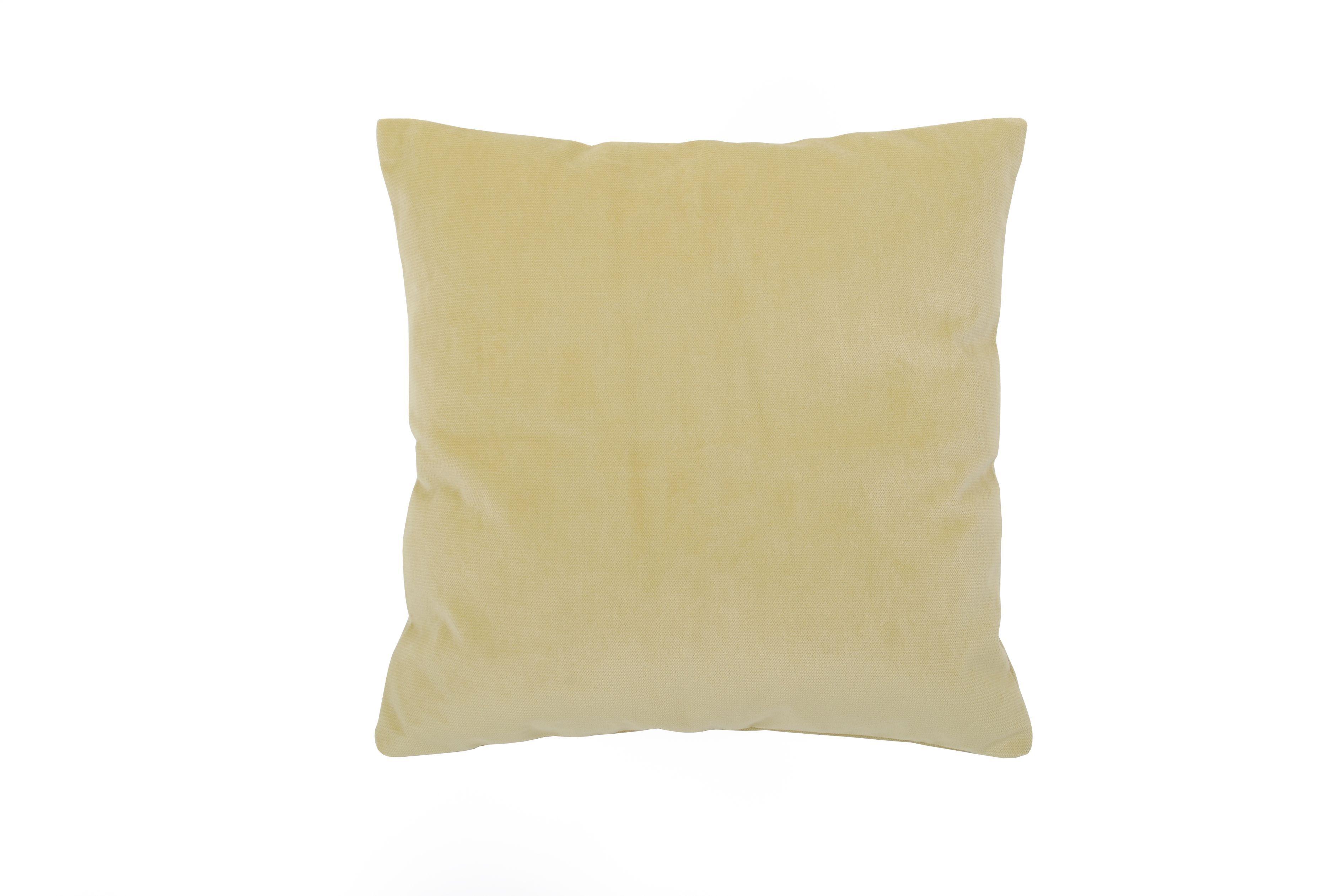 Set 4  Cojines Tela  40x40   Lona Keila  y Felpa  Beige-2