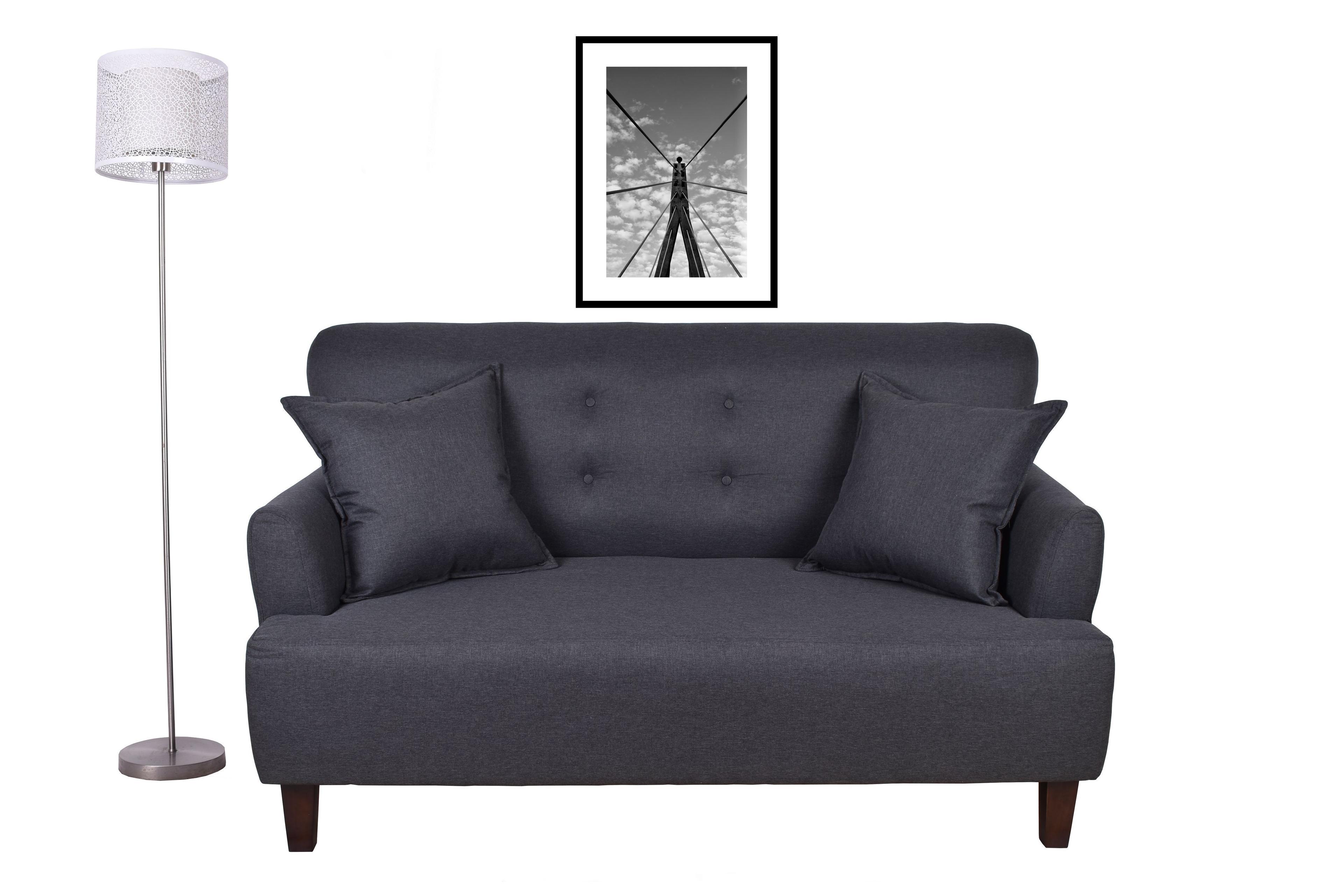 Sofá Masel 2C York 150x80x95 cm   Gris oscuro-17