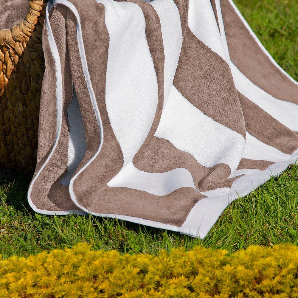 Toalla de Playa Nautica Home 160x80 Rayas Beige-3