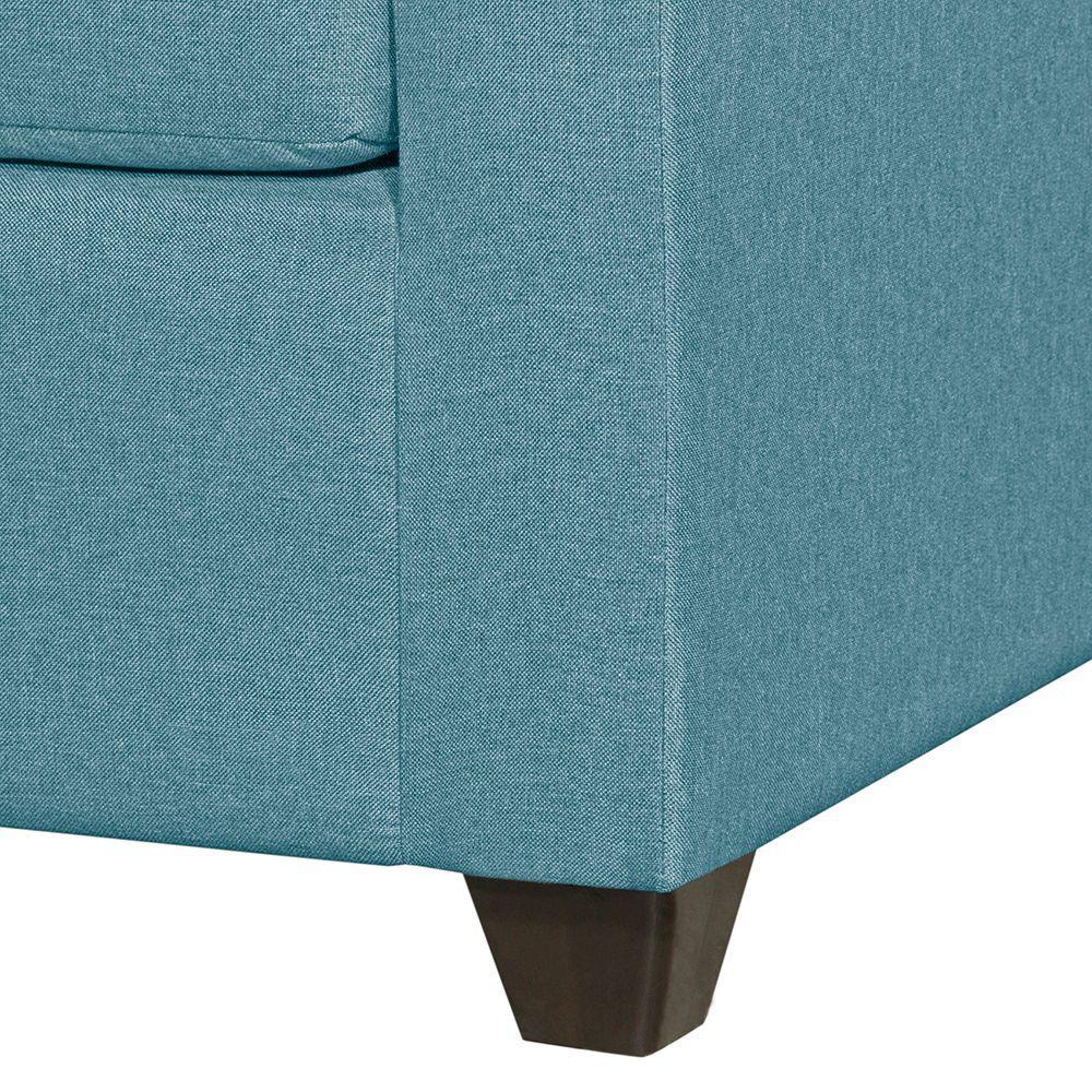 Sofa 2c Gramado tela Turquesa 130x70x83-4