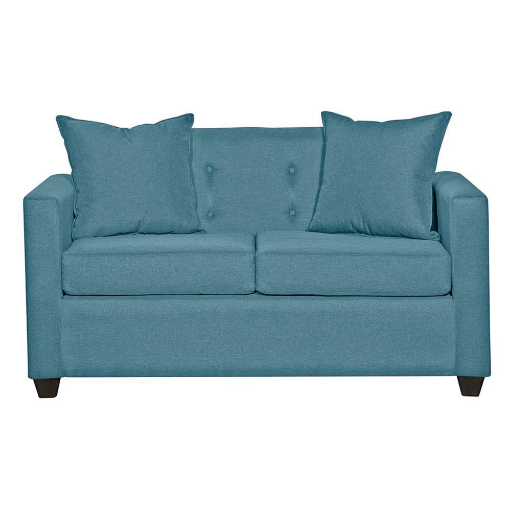 Sofa 2c Gramado tela Turquesa 130x70x83-2