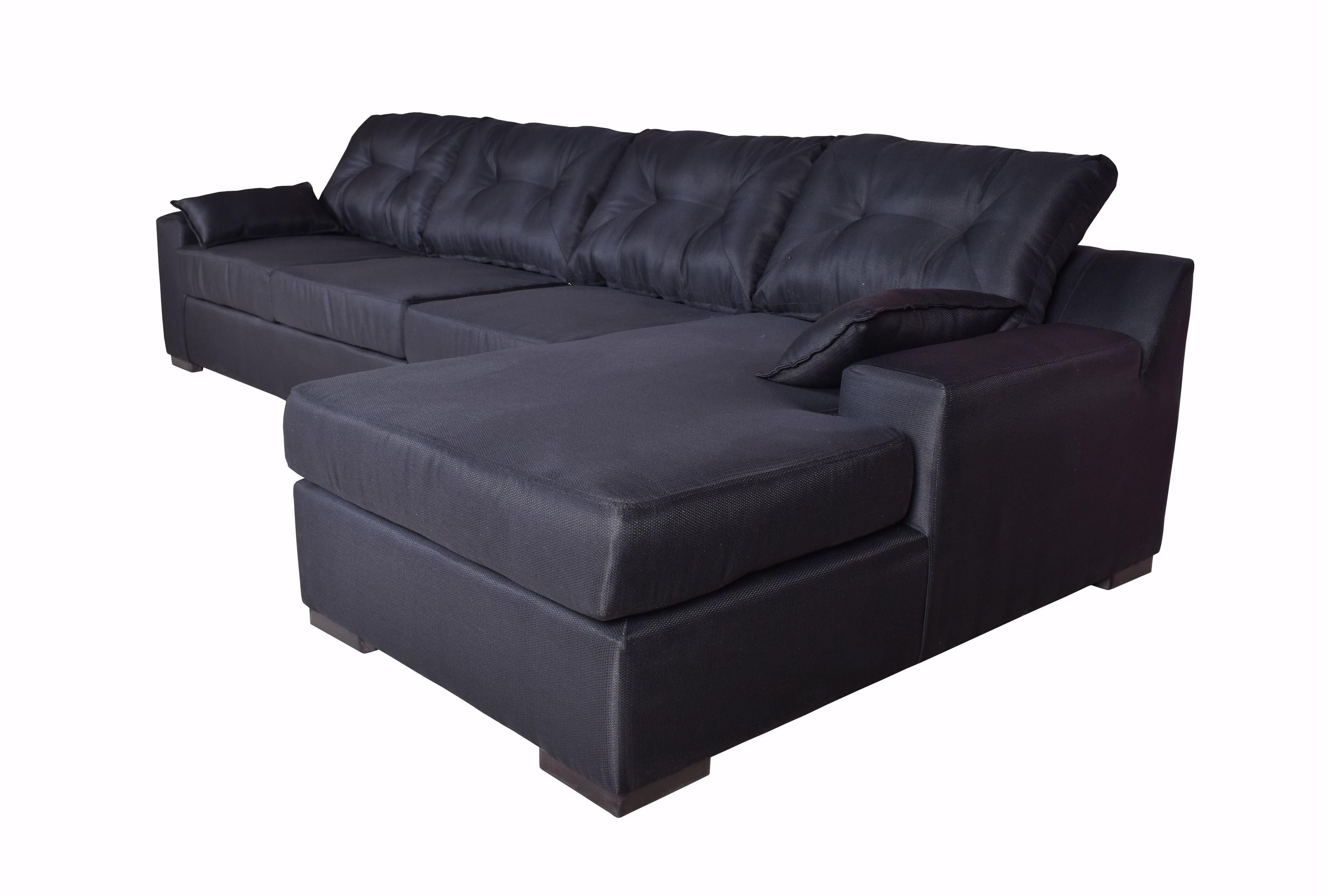 Sofá seccional 4C Derecho  Masel  Liguria  Negro-2