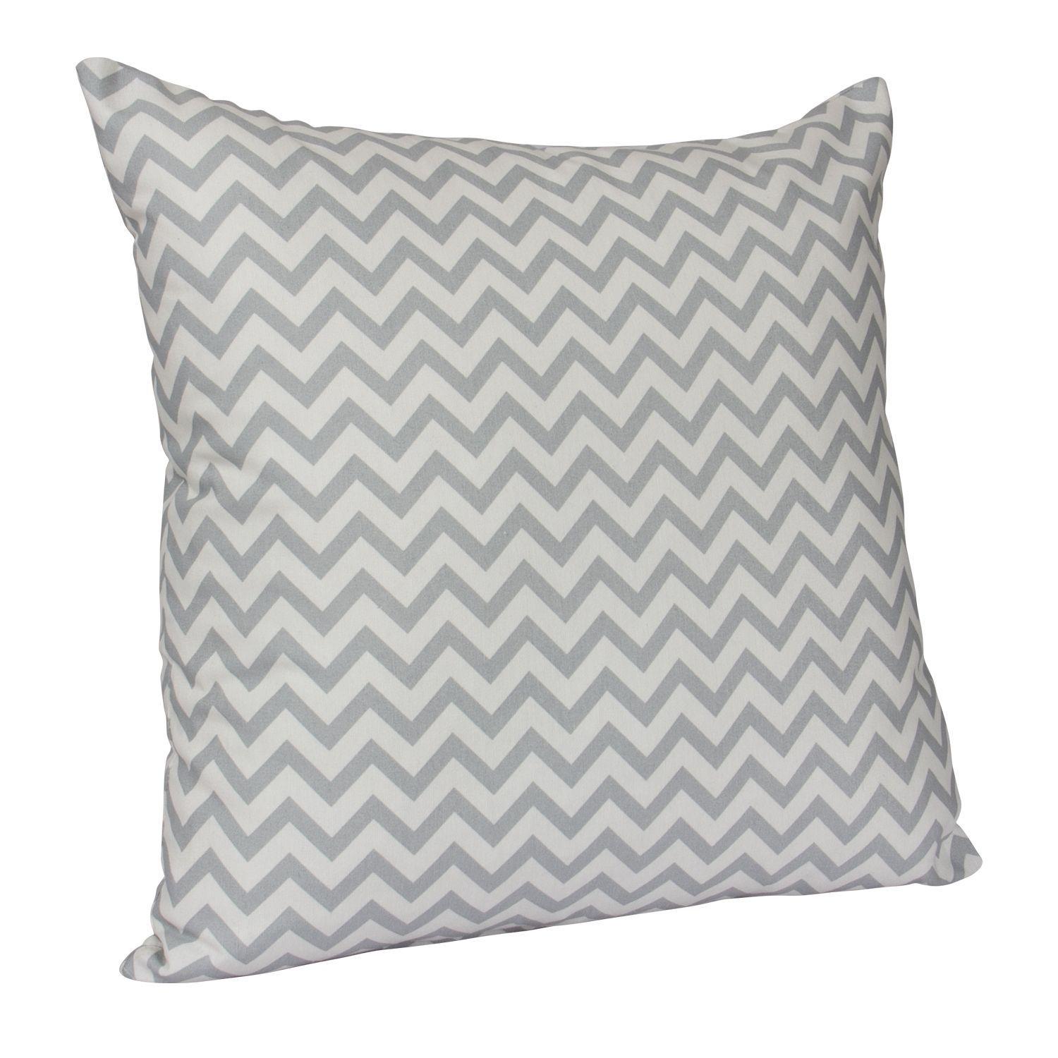 Juego Cortinas + Cojines infantiles Zig Zag  Gris-1