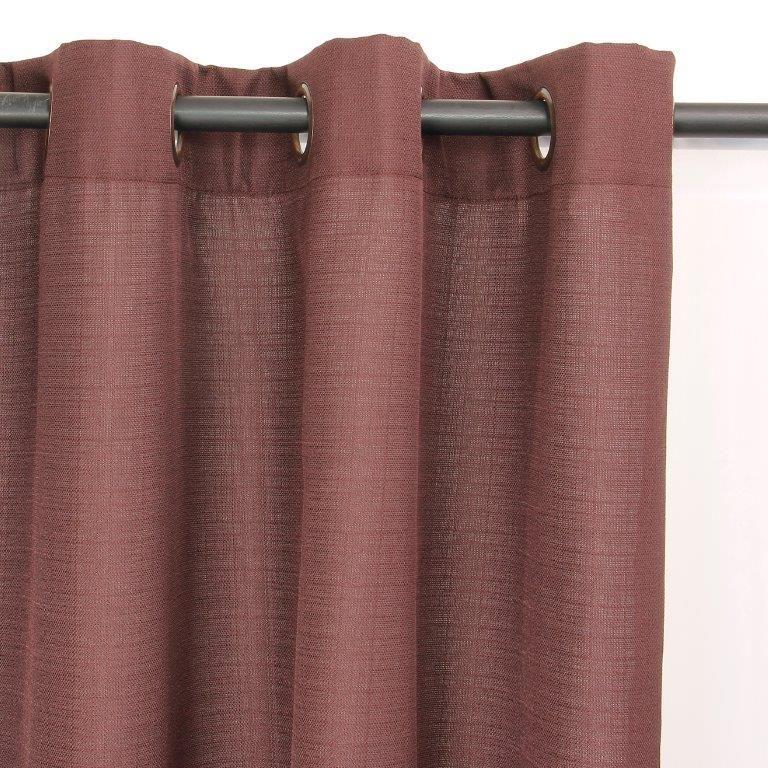 SET Cortina Barbara 8 piezas Chocolate-2