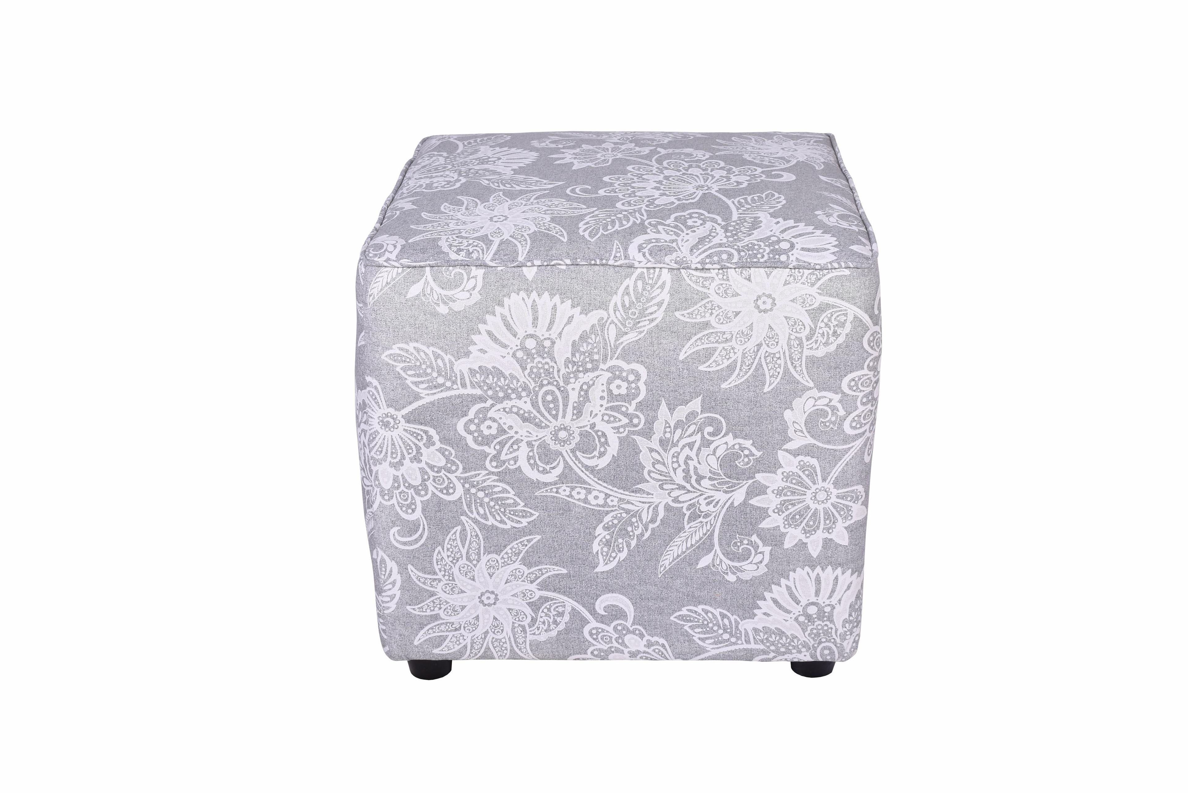 Pouf  Florencia Martini Gris  50x50x43 cm-0