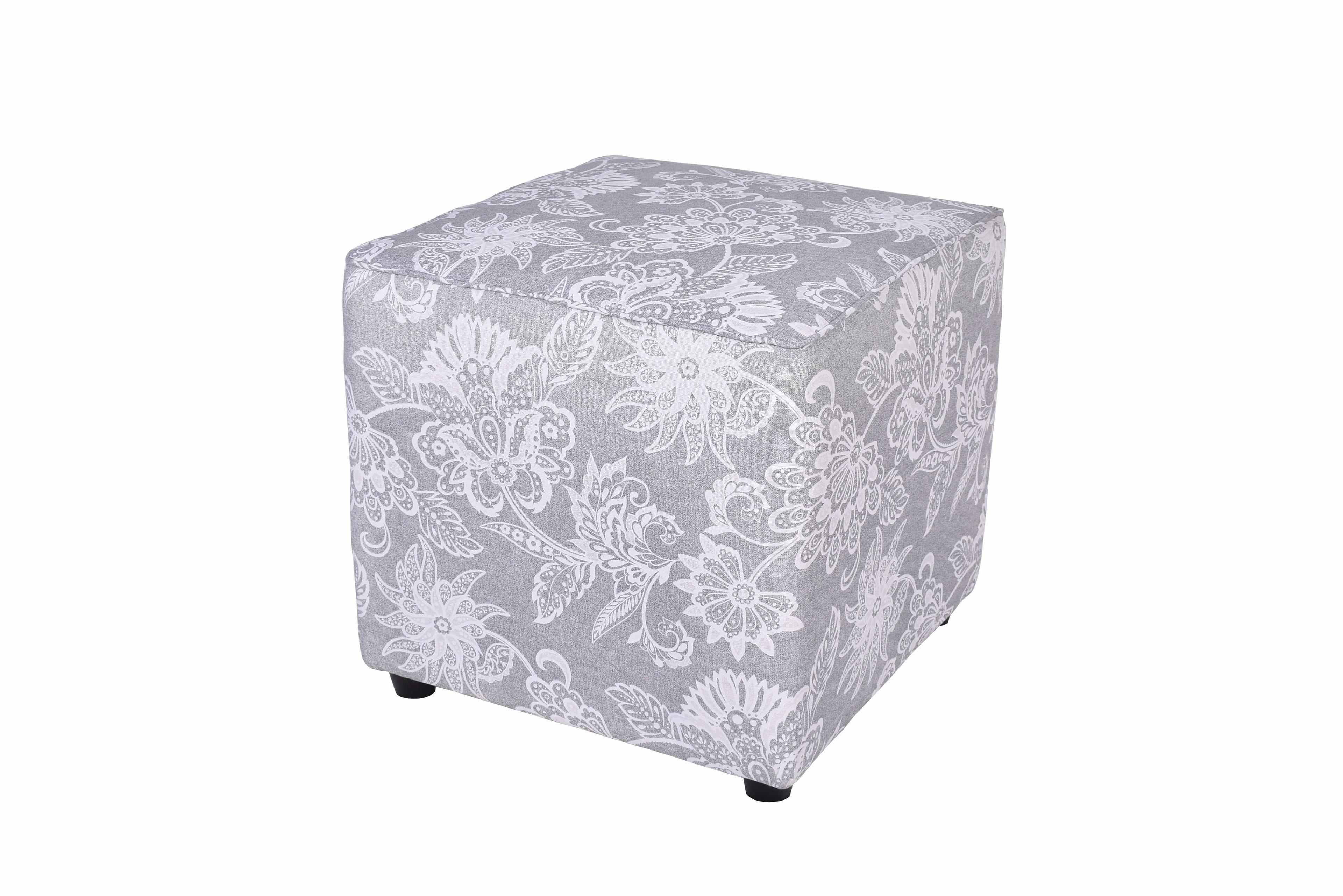 Pouf  Florencia Martini Gris  50x50x43 cm-1
