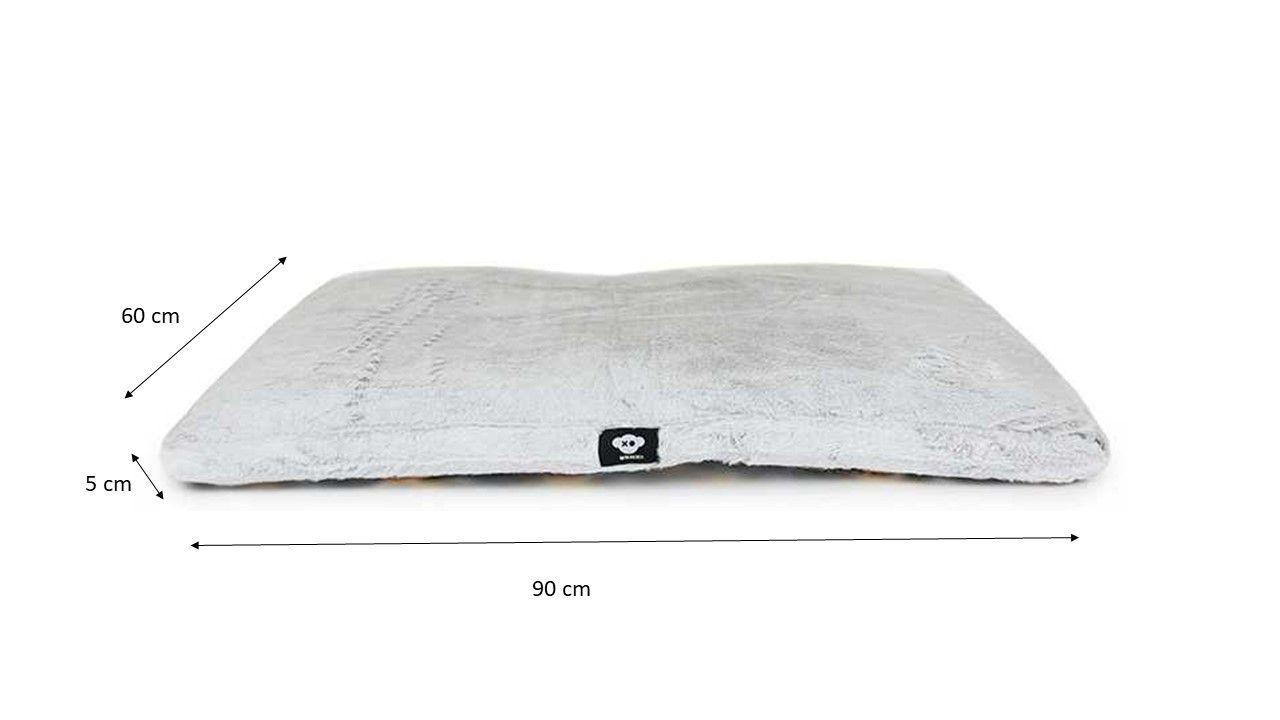 Cama Mascota Perro Gato Colchon Anti Estres 90x60cm Talla L-0
