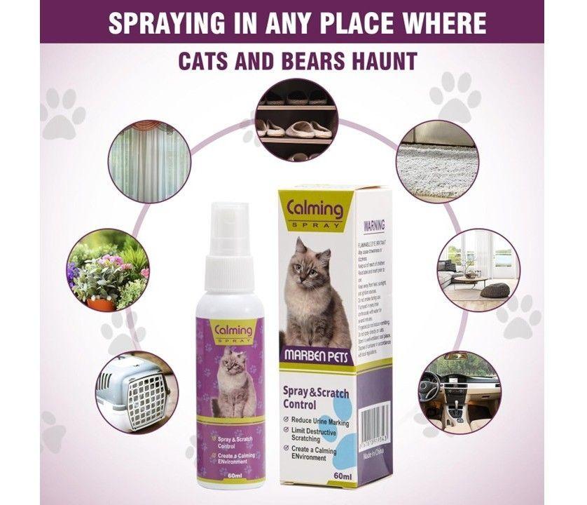 Spray Calmante Para Gatos Calming Spray 60 Mi Marben Pets-2