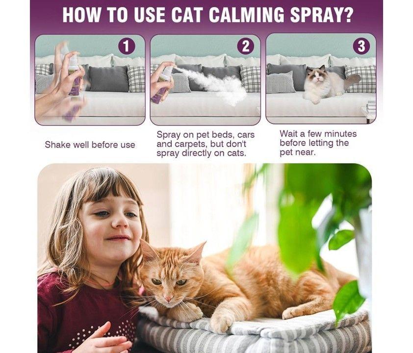 Spray Calmante Para Gatos Calming Spray 60 Mi Marben Pets-6