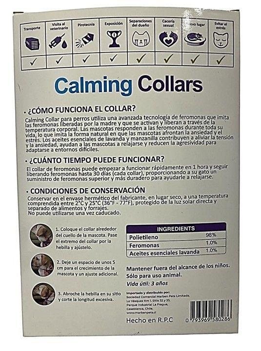 Pack 4 Collar Para Perro Con Feromonas Relajante Calmante-2