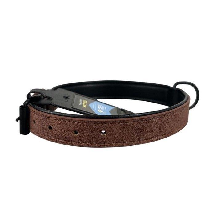 Collar Para Perro Eco Cuero Mascotas 2,5cm Ancho 47cm Largo-2