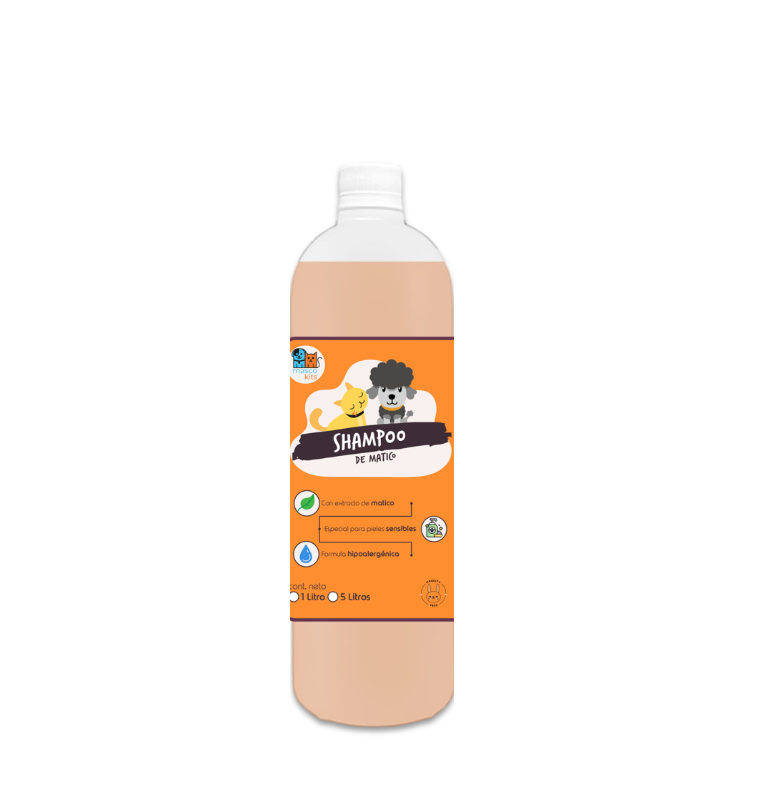 Kit Shampoo Pelaje Blanco + Hipoalergénico + Matico+ Colonia-3