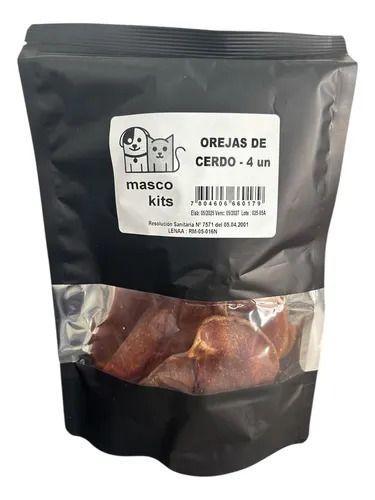 Snack Orejas De Cerdo Para Perro Golosinas 4 Unidades-0