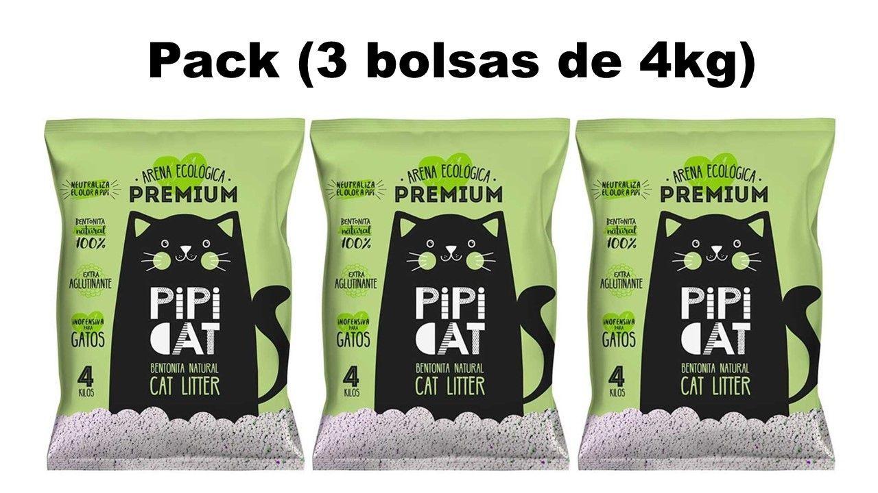 Kit Arena Ultra Aglutinante 12kg Gato Control Olor Pipicat-0
