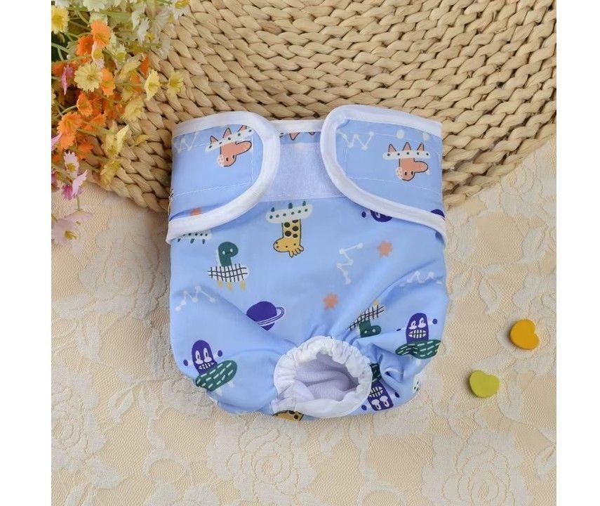 Calzón De Celo Para Perritas Lavable Talla M Raza Mediana-2