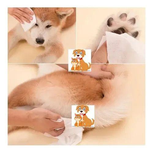 Toallitas Húmedas Perros Gatos Mascotas Con Aloe Vera 50unid-2
