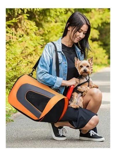 Bolso Transporte Mascotas Pequeño 36x21,5x23,5cm Naranja-5