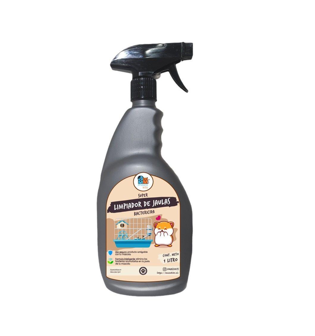 Kit Eliminador De Olores + Limpiador Hamster Cuy Conejo 1lt-2