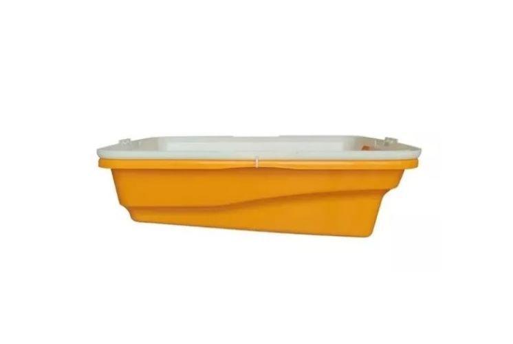 Kit Baño Sanitario Bandeja Con Borde Naranja + Pala 10kg Arena-4