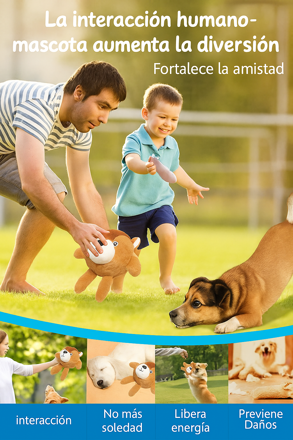 Juguete De Peluche Pelota Masticable Para Perros Mascotas-5
