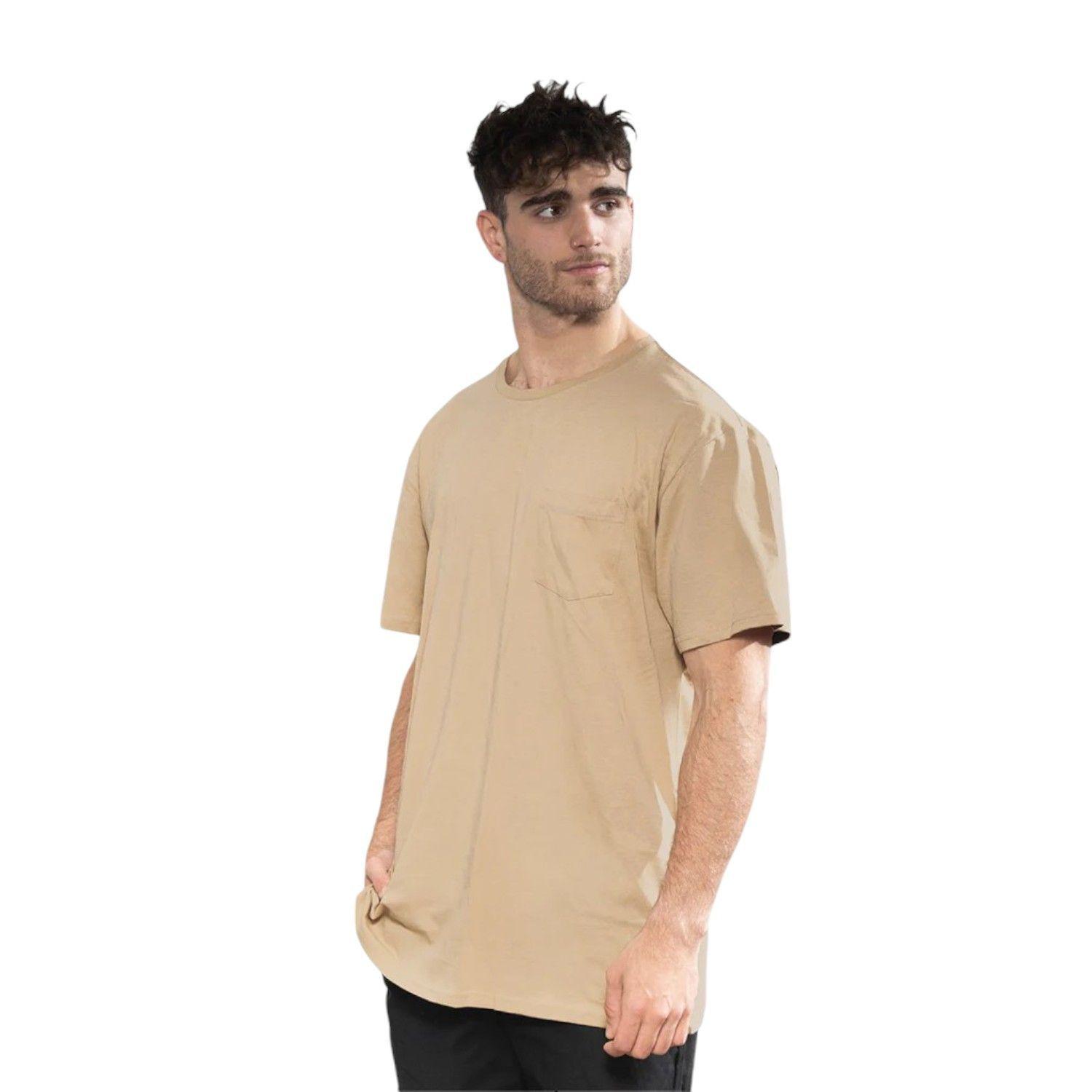 Polera Orgánica con Bolsillo Hombre Falcone-2