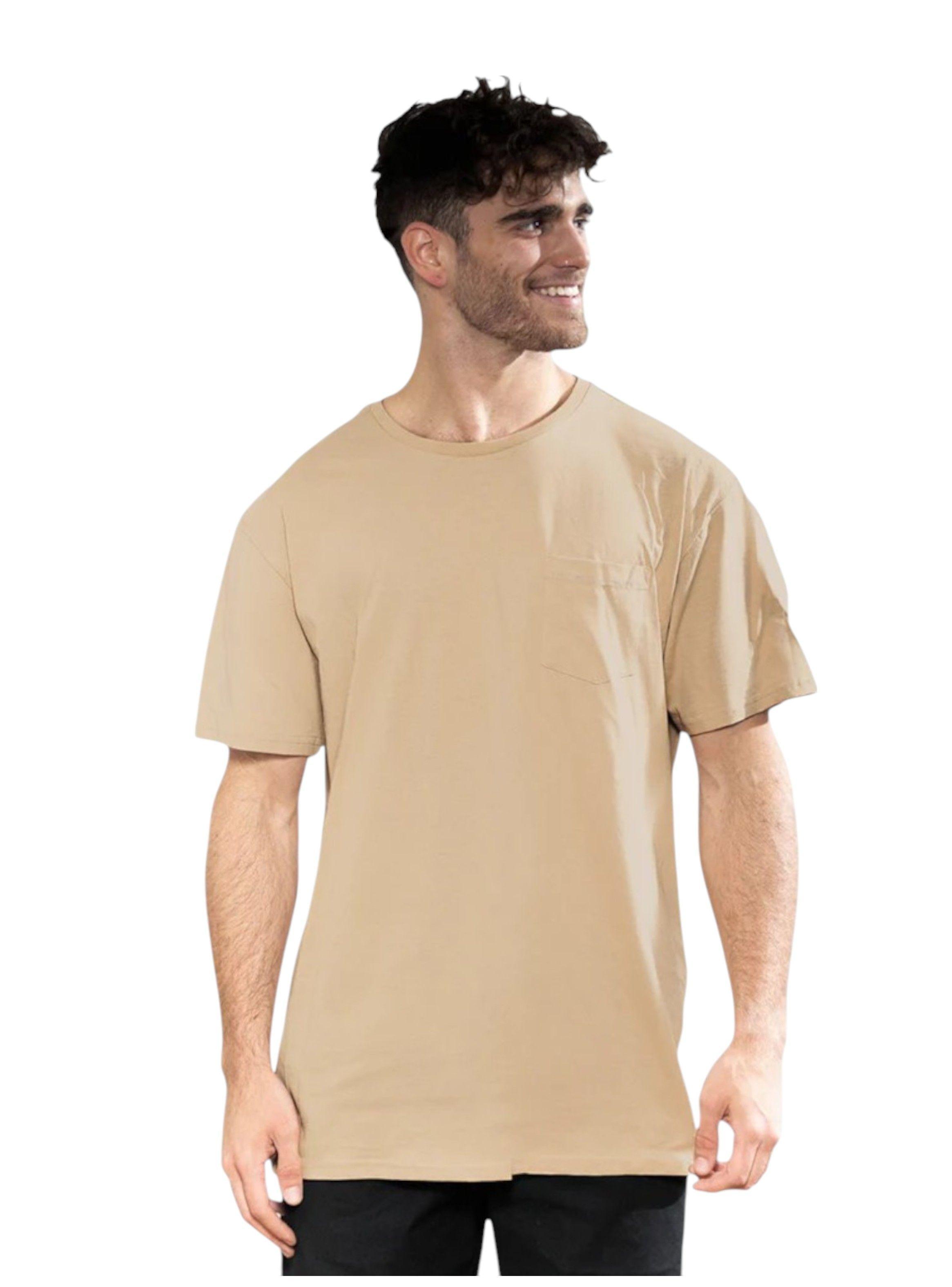 Polera Orgánica con Bolsillo Hombre Falcone-0