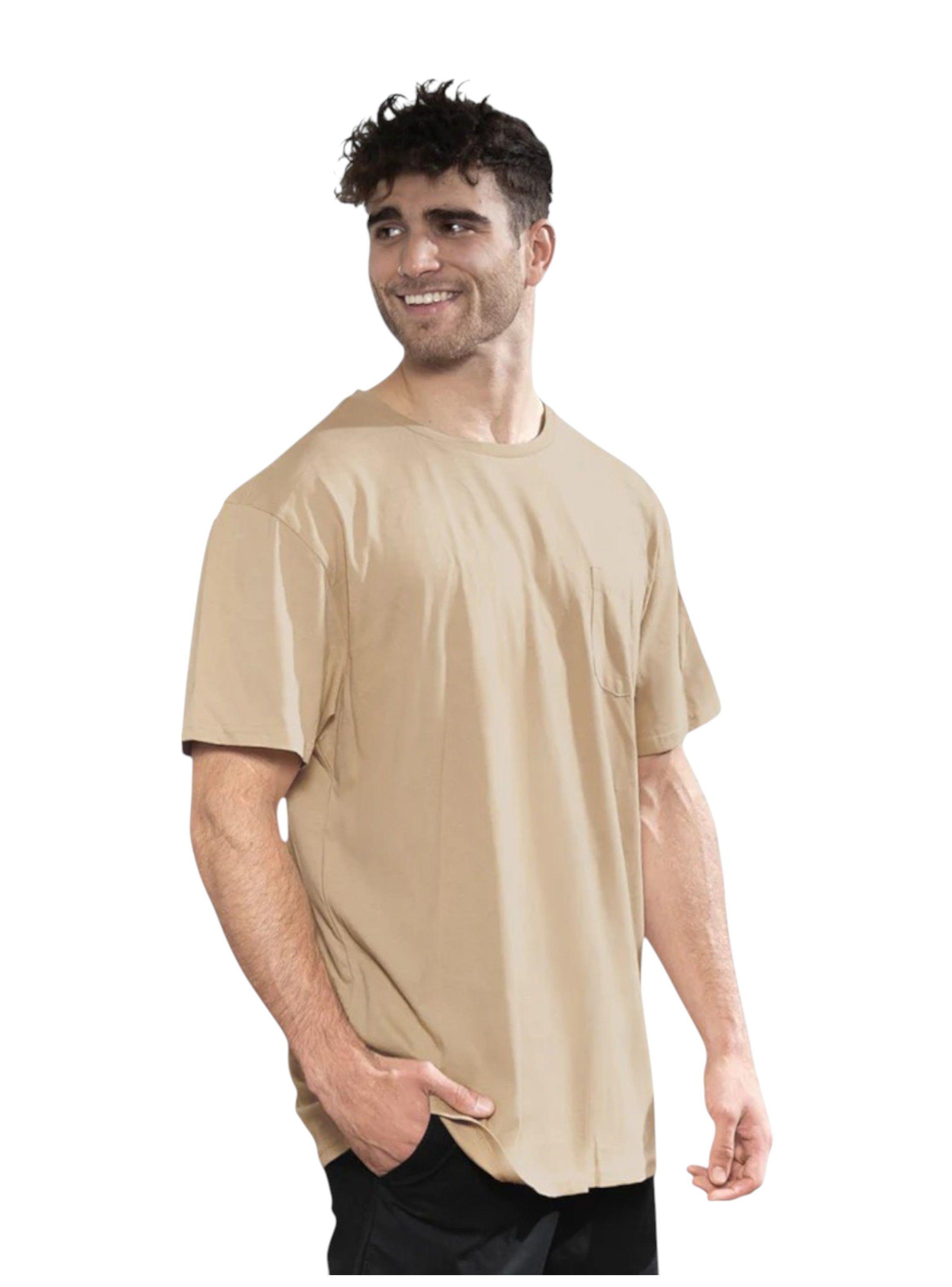Polera Orgánica con Bolsillo Hombre Falcone-1