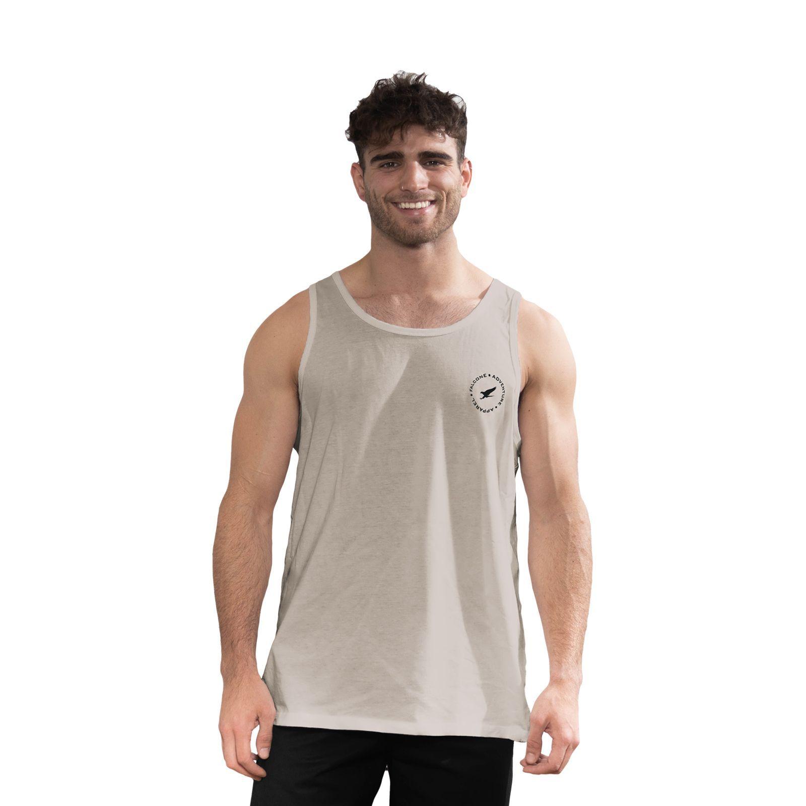 Polera Orgánica Sin Mangas Adventure Apparel V2 Hombre Falcone-0