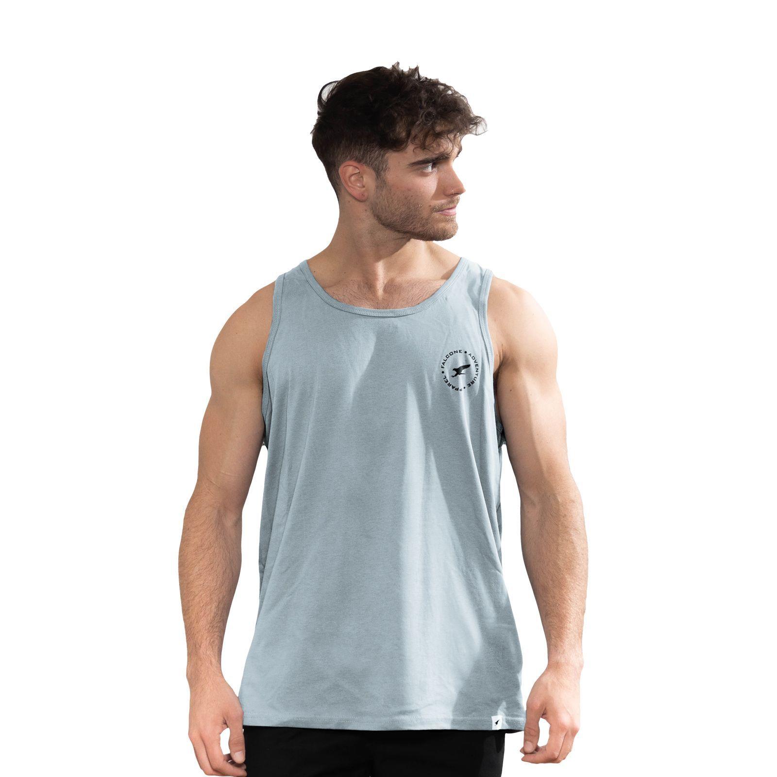 Polera Orgánica Sin Mangas Adventure Apparel V2 Hombre Falcone-0