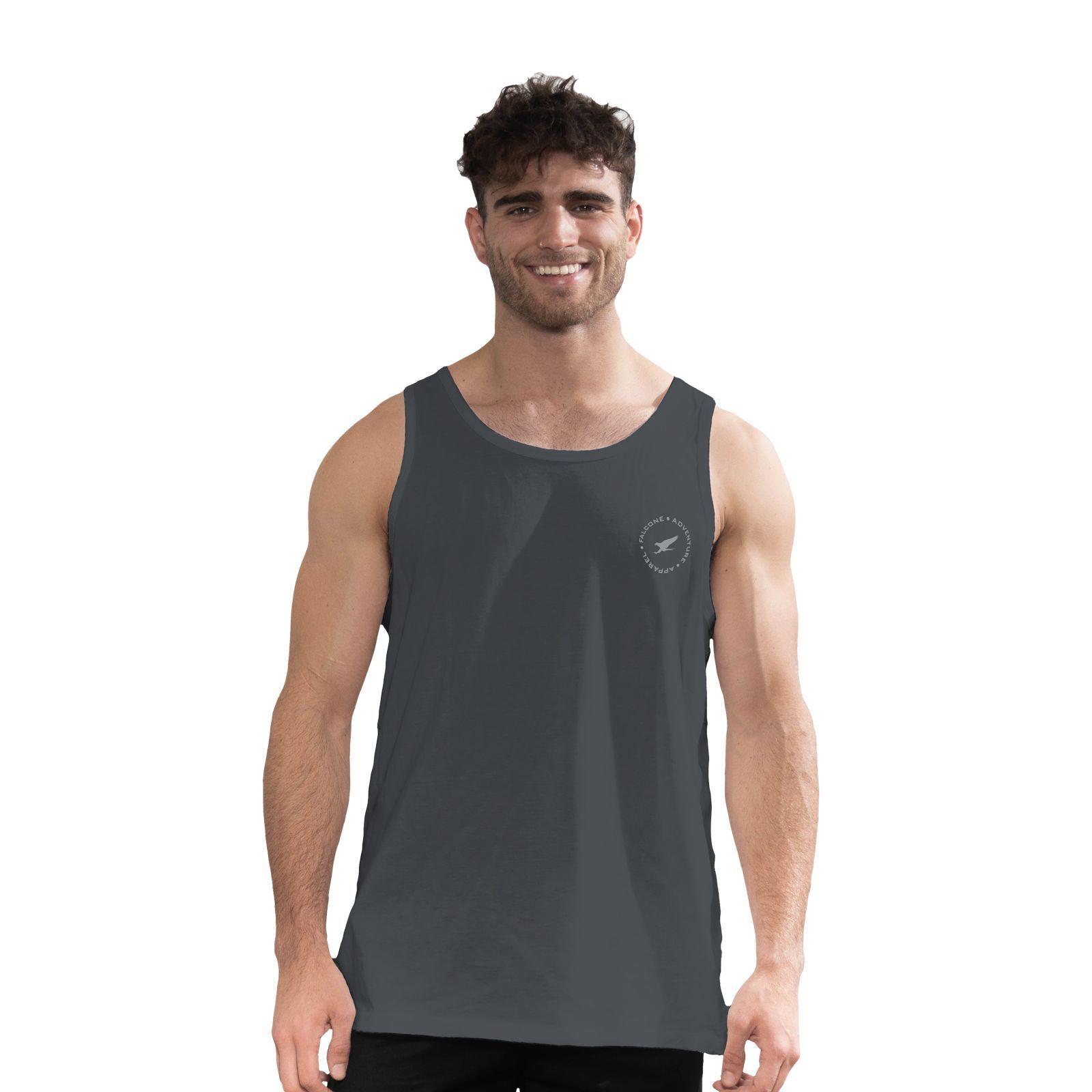 Polera Orgánica Sin Mangas Adventure Apparel V2 Hombre Falcone-0