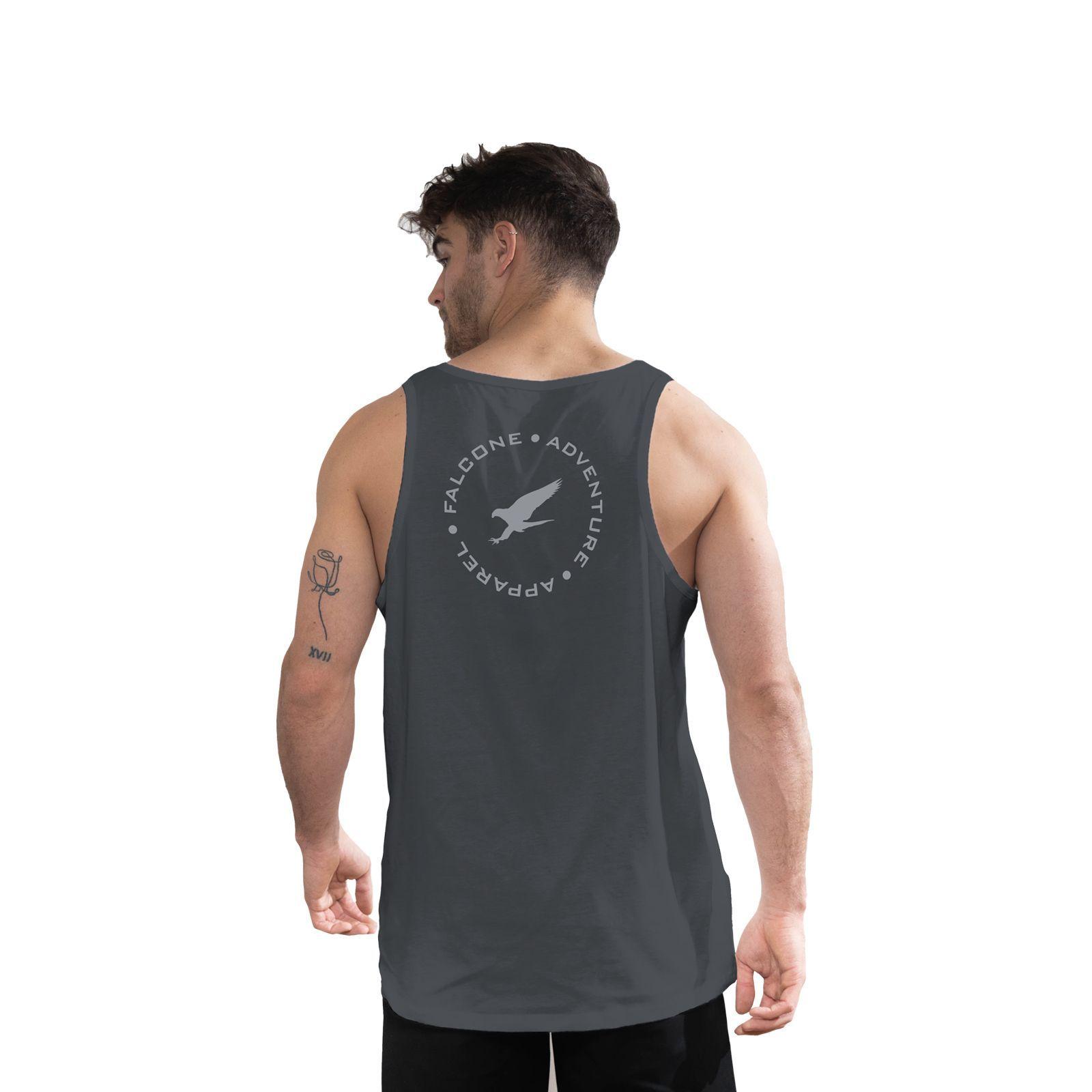 Polera Orgánica Sin Mangas Adventure Apparel V2 Hombre Falcone-1