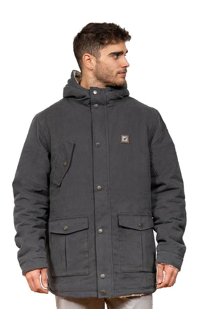 Chaqueta Canvas Reversible Woodstone Hombre Falcone-0