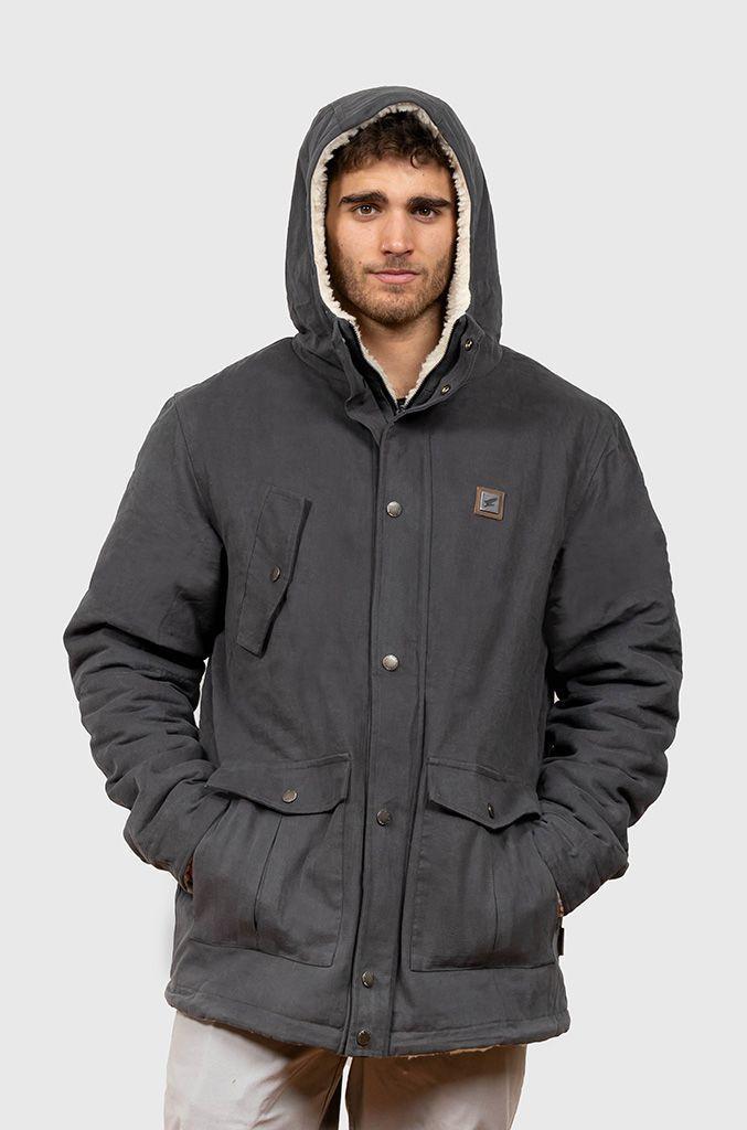 Chaqueta Canvas Reversible Woodstone Hombre Falcone-2