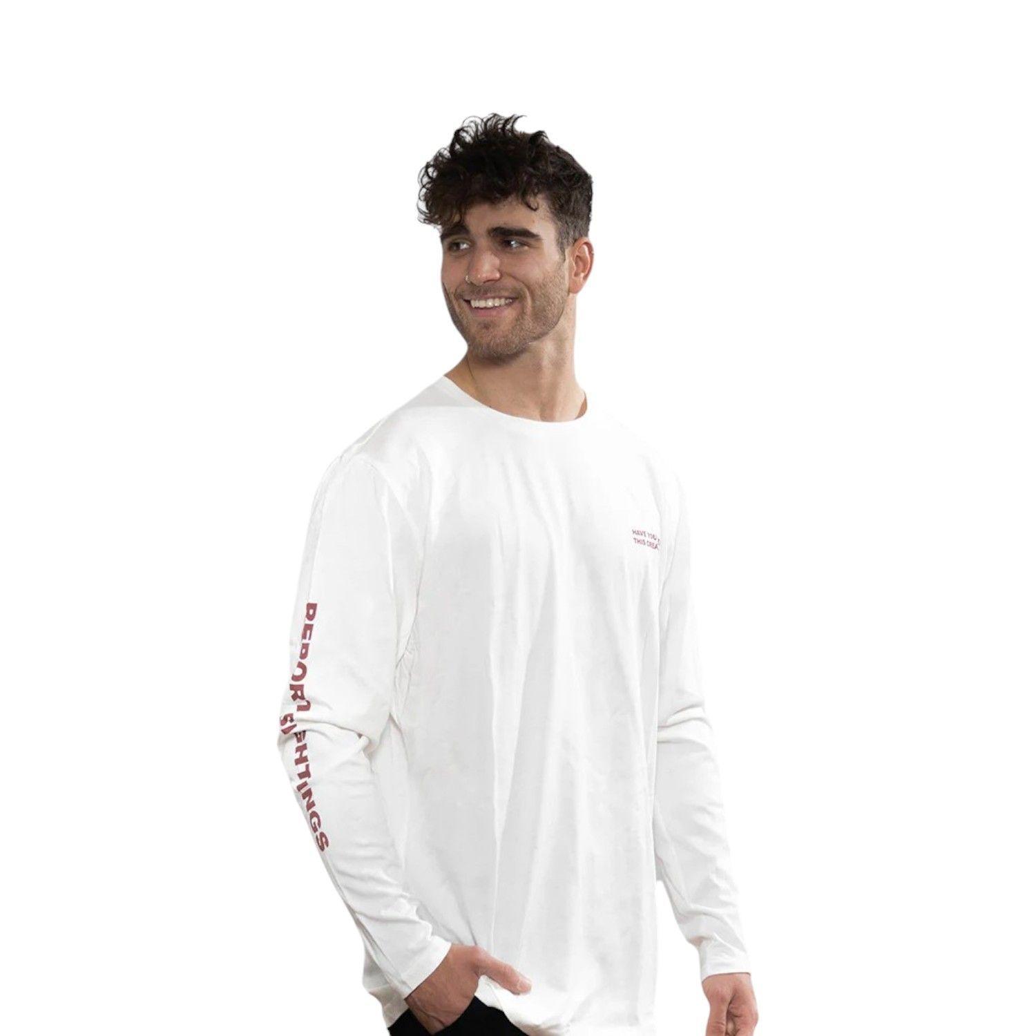 Polera Orgánica Manga Larga Lake Creature Hombre Falcone-2