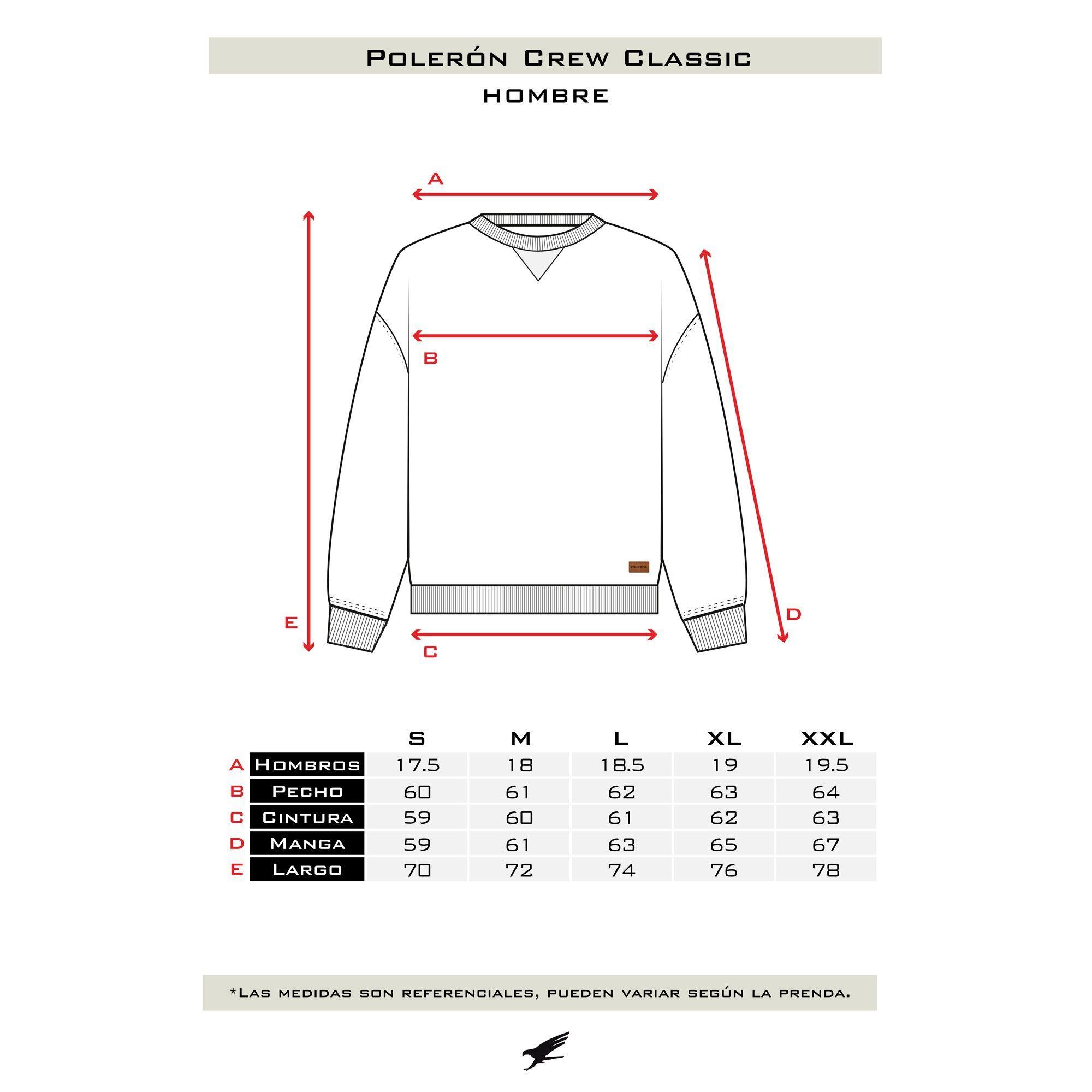 Polerón Crew Classic Hombre Falcone-2
