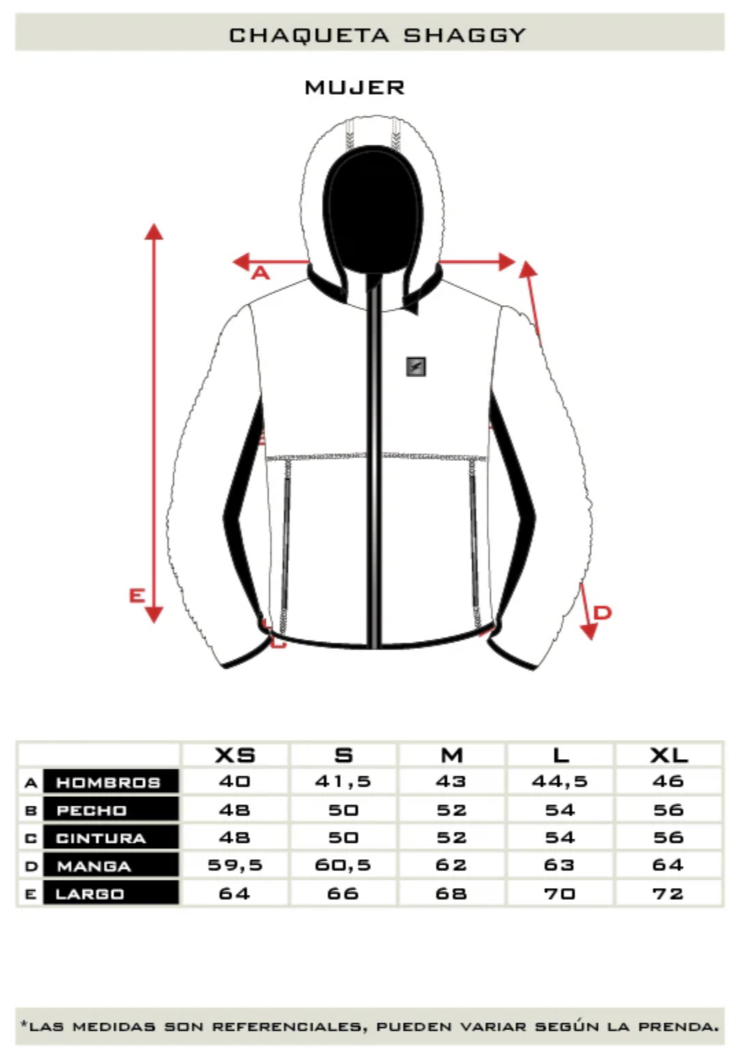 Chaqueta Shaggy Lander V2 Mujer Falcone-6
