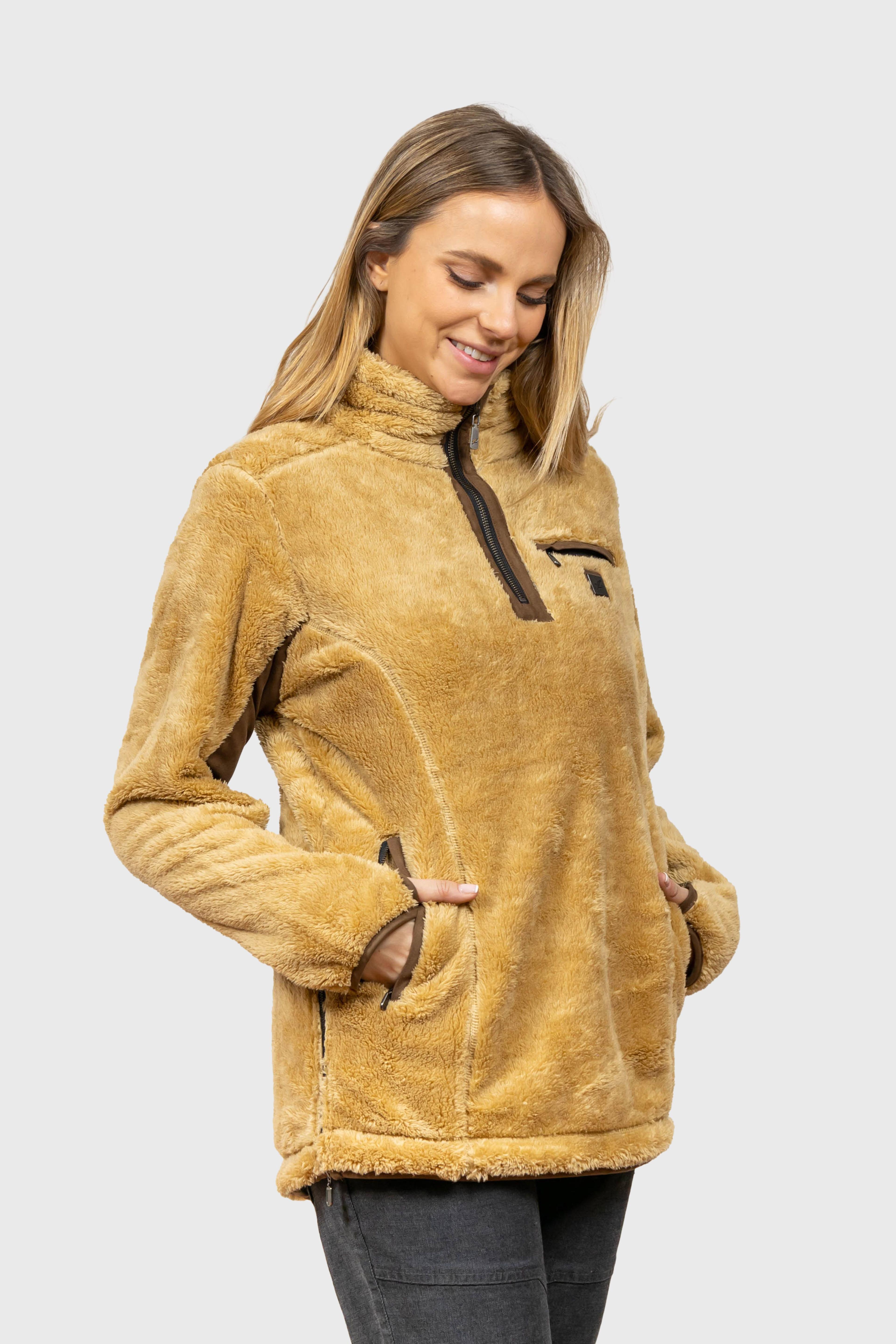 Polerón Shaggy Lander Mujer Falcone-1