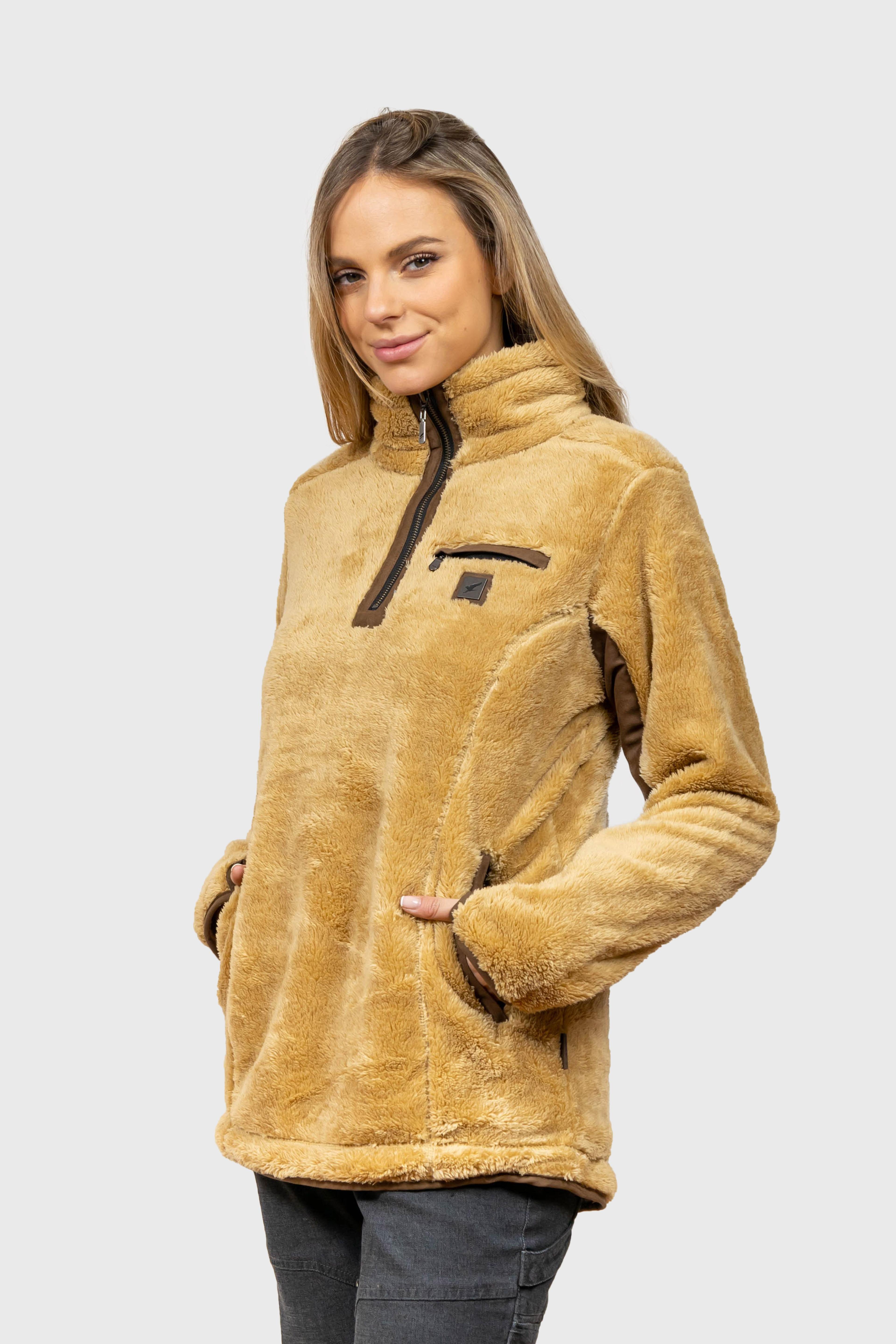 Polerón Shaggy Lander Mujer Falcone-2